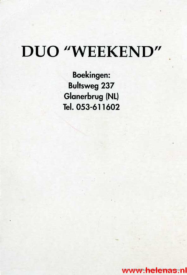 Duo Weekend 1b